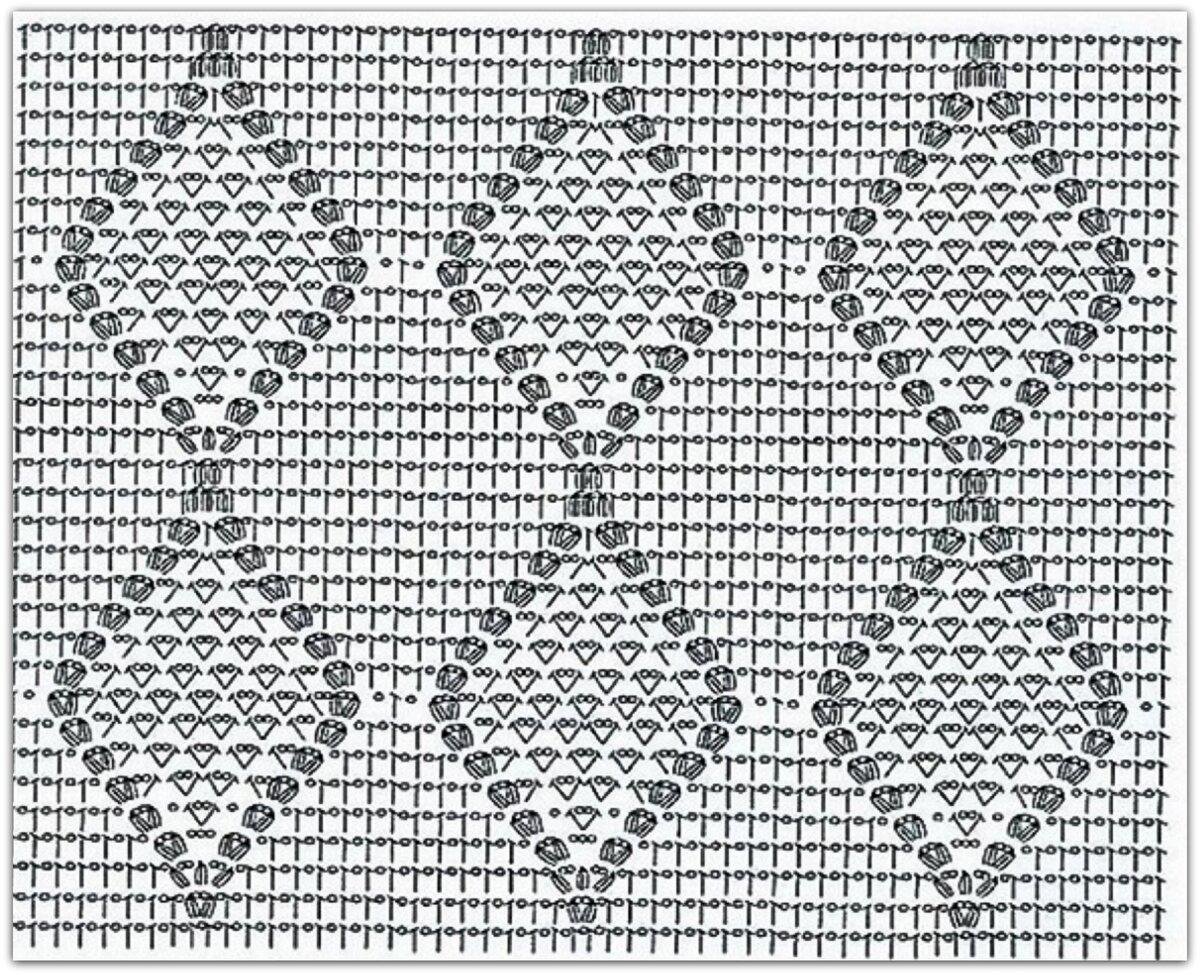 Вязание ромбов крючком схемы с описанием