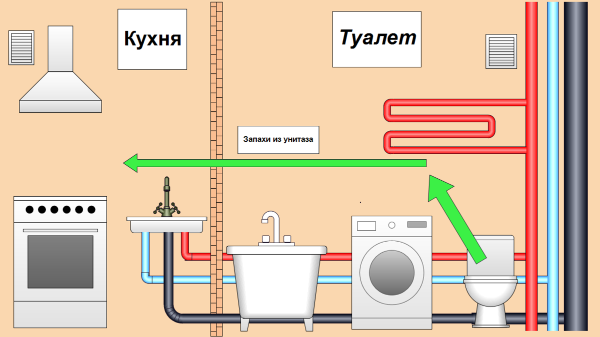 Зачем туалет. Почему туалет делают рядом с кухней. Почему туалет рядом с кухней.