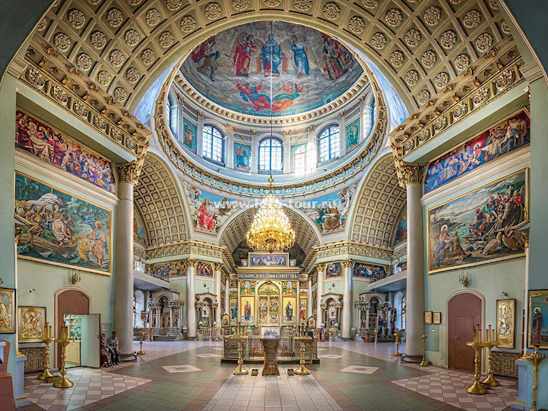Знаменский собор Курск внутри
