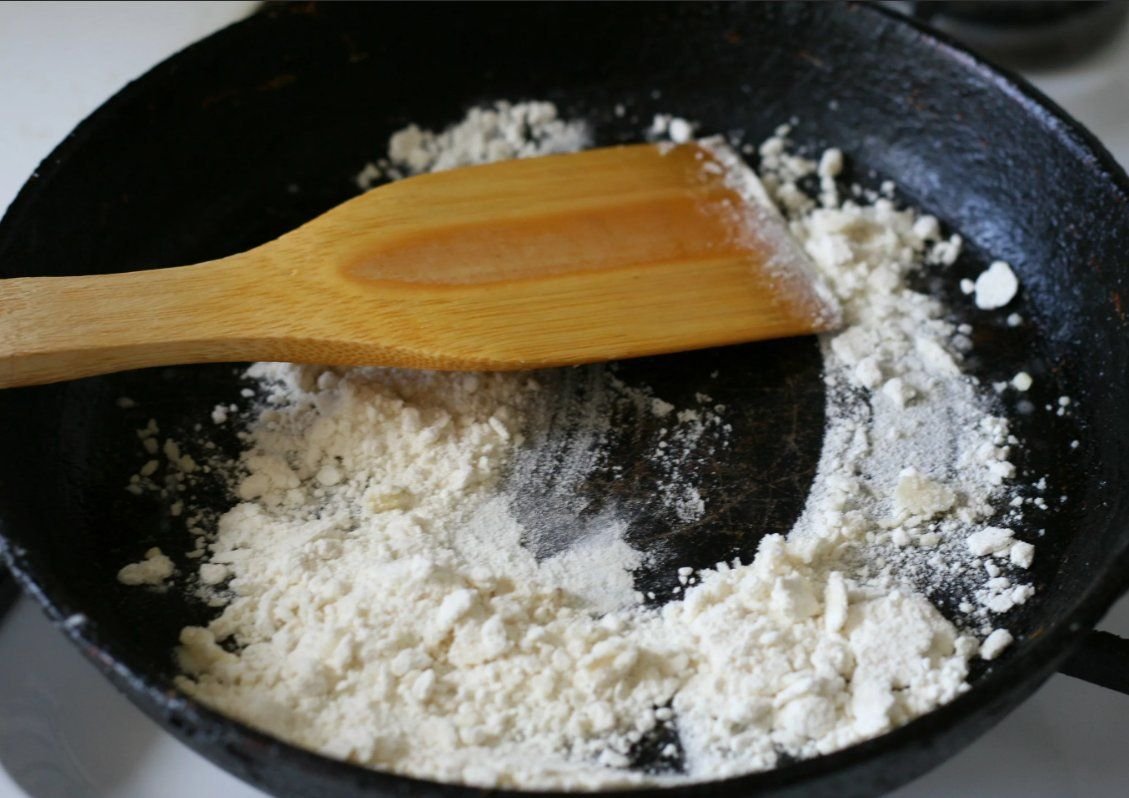 Add flour