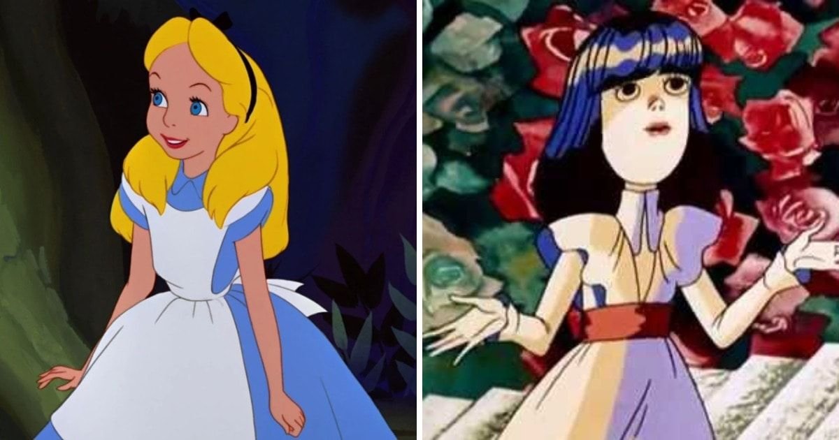 Алиса заметила. Персонажи мультиков. Персонажи мультфильмов девушки. Алиса в стране чудес из мультика.