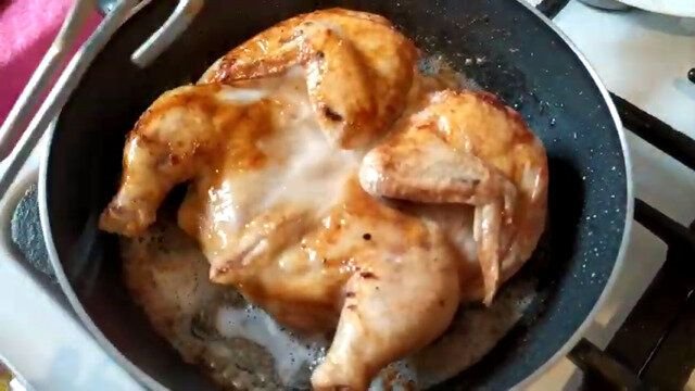 Цыпленок табака под прессом рецепт