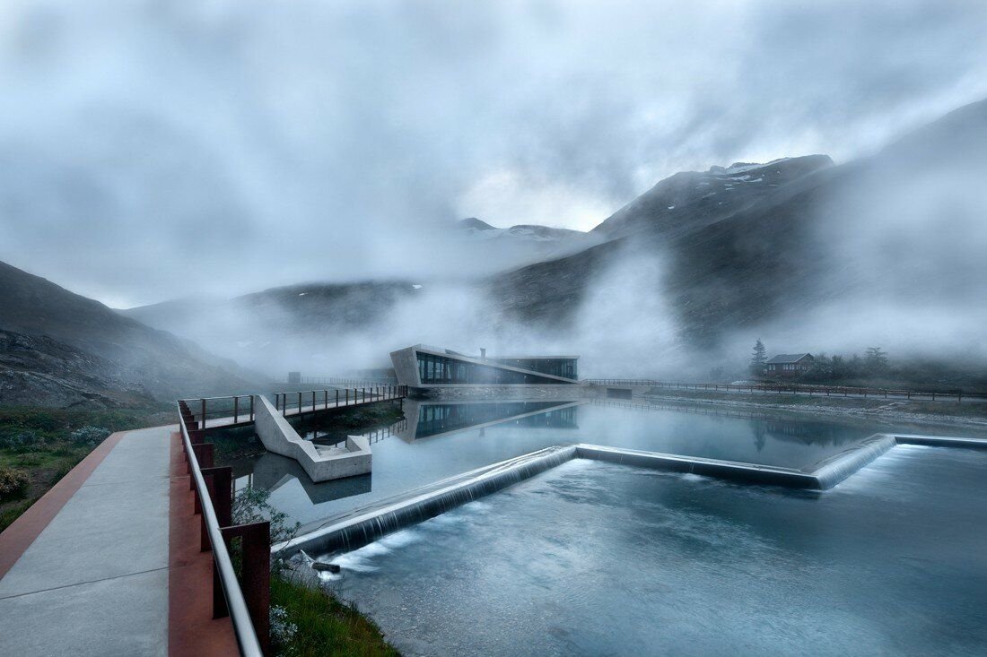 Комплекс природа. Trollstigen здание Норвегия. National Tourist Route Trollstigen. Trollstigen Visitor Centre проект. Trollstigen Visitor Centre планы.