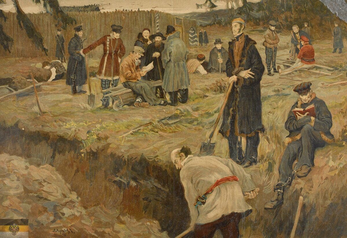Декабристы в сибири картины