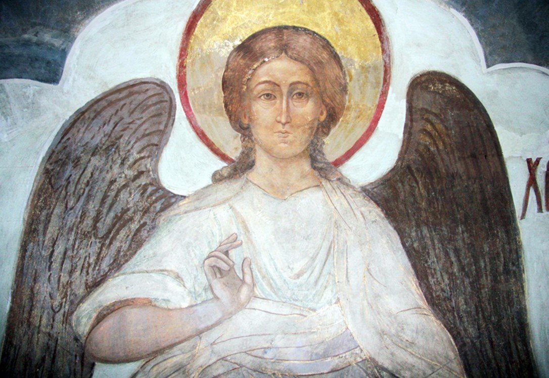 Ангелы в иконописи фрески