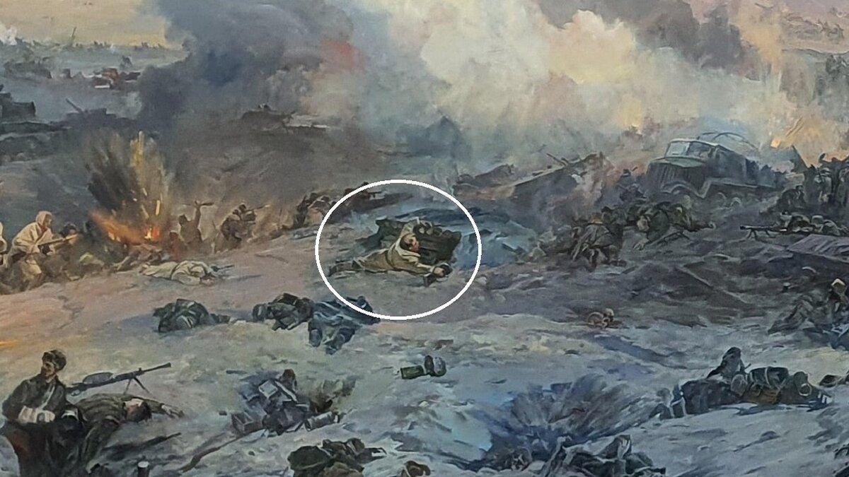 Ночной бой под сталинградом картина