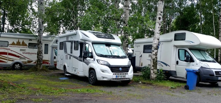 Карта кемпингов для автодомов в россии