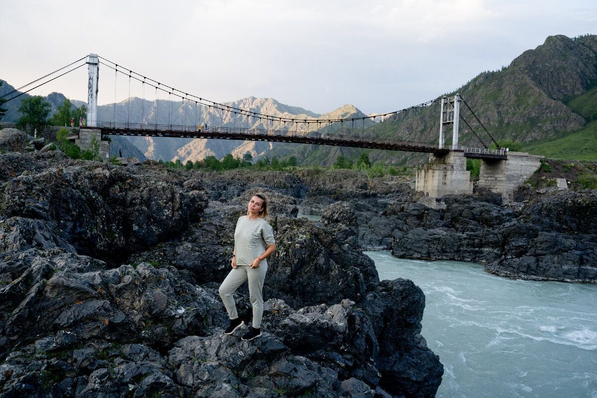 Аркольский мост горный Алтай