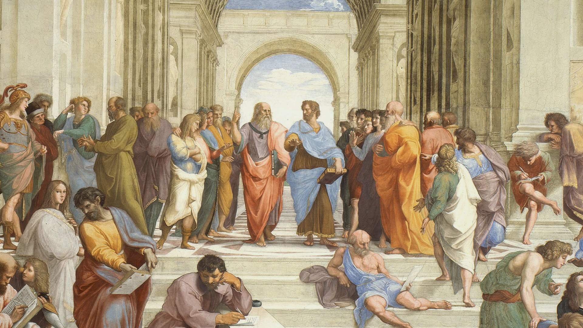 Фреска Платон и Аристотель
