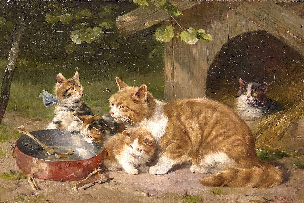 Картина с котятами. Джулиус адам (1852-1913). Джулиус адам картины. Джулиус Адамс художник. Julius Adam картины.