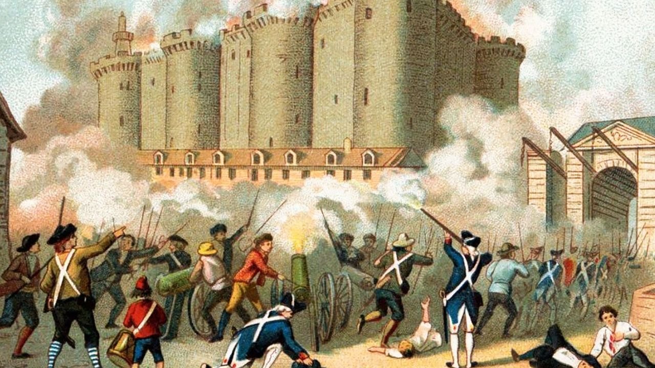 Начало революции во франции год. Великая французская революция штурм Бастилии. Французская революция 14 июля 1789. Штурм Бастилии 14 июля 1789 года. Великая францскаяреволюция1789.