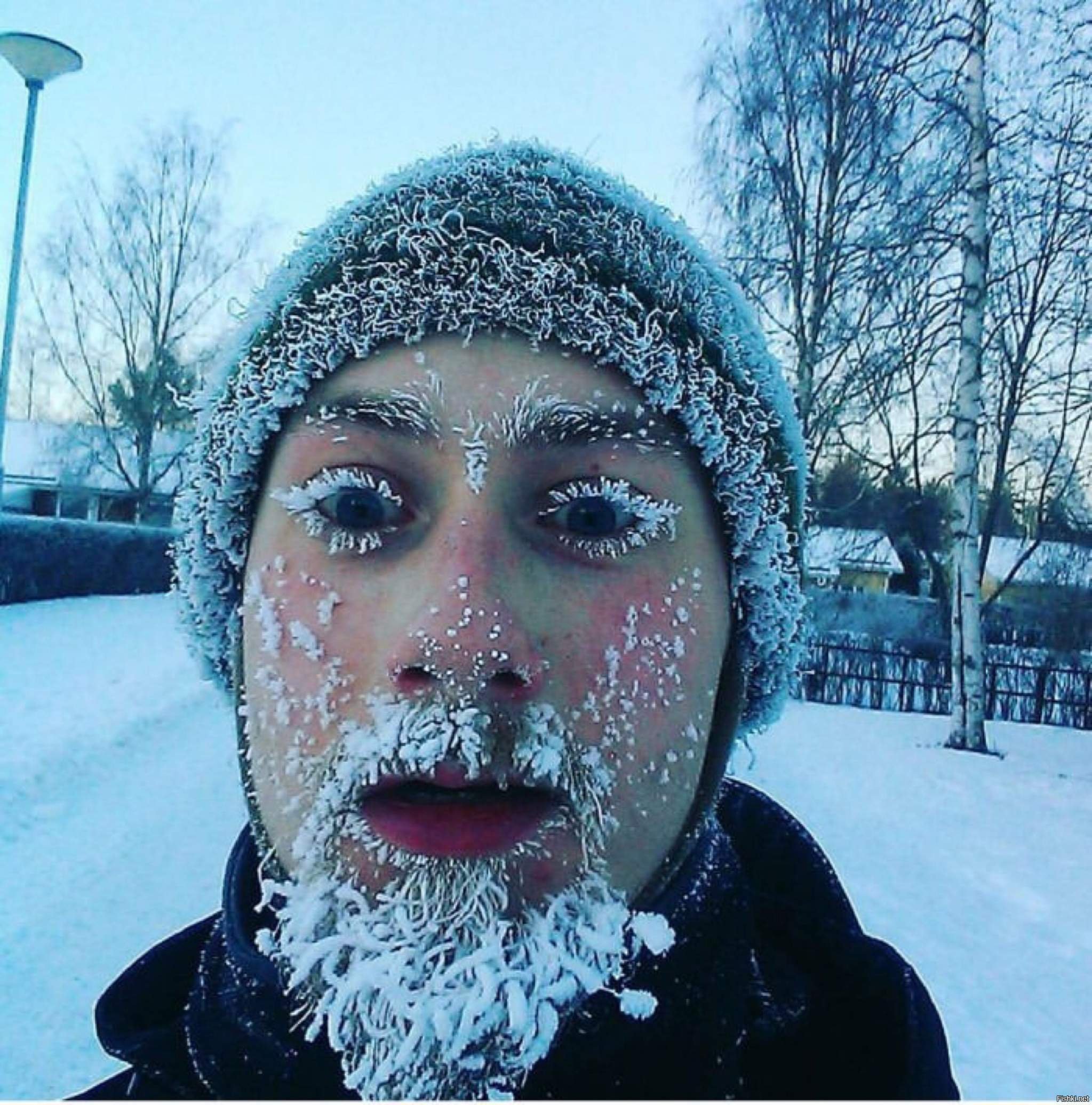 Зима холодно