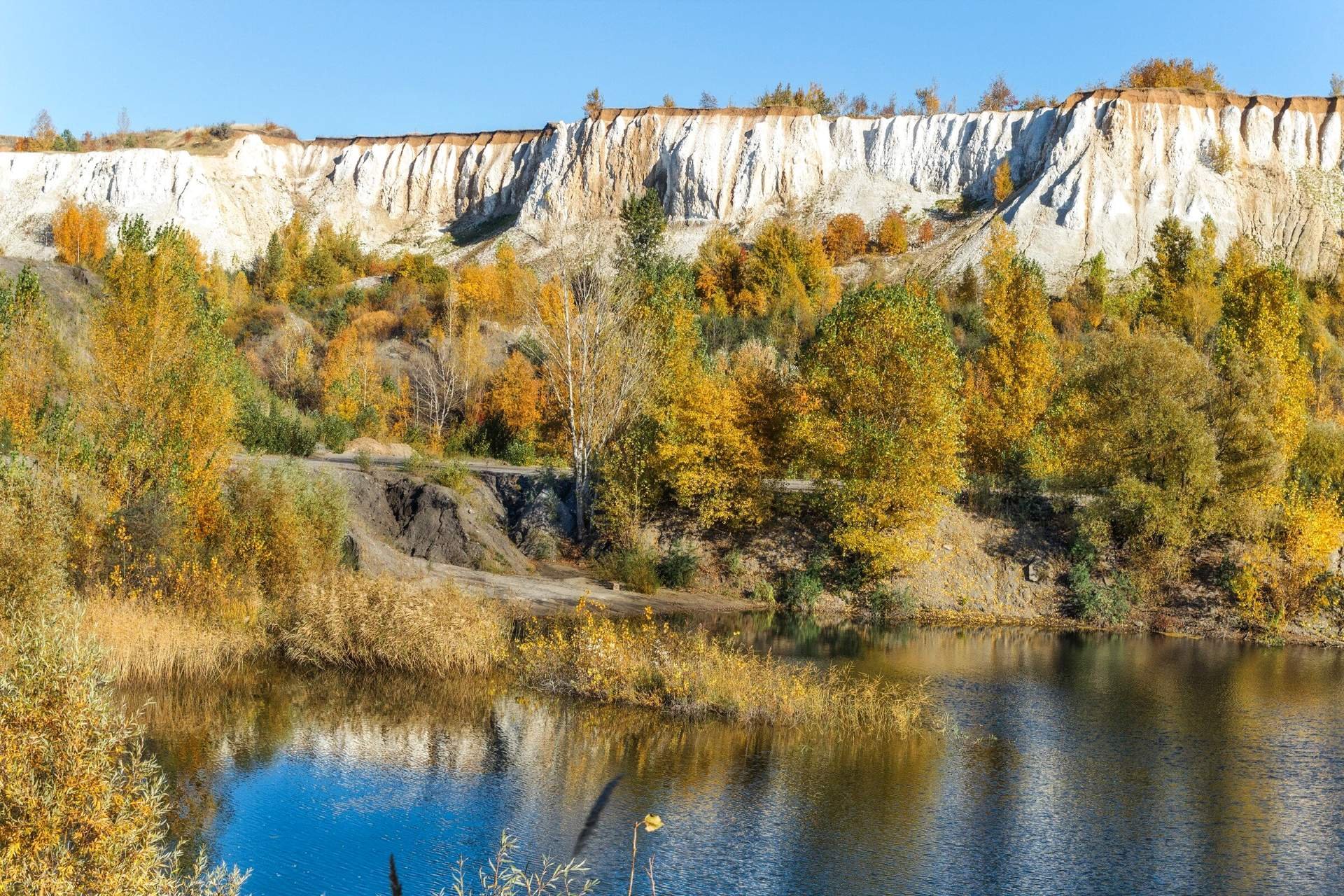 Белый колодец зимой