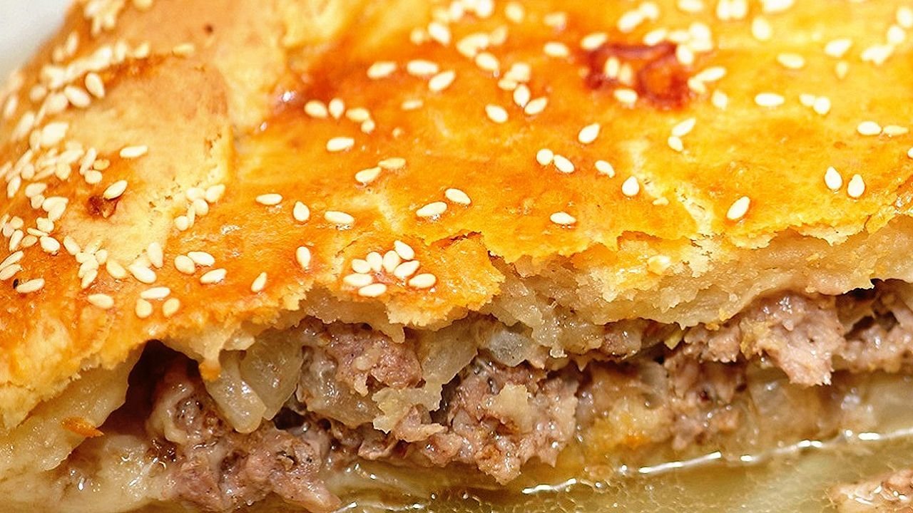 Крымский пирог с мясом