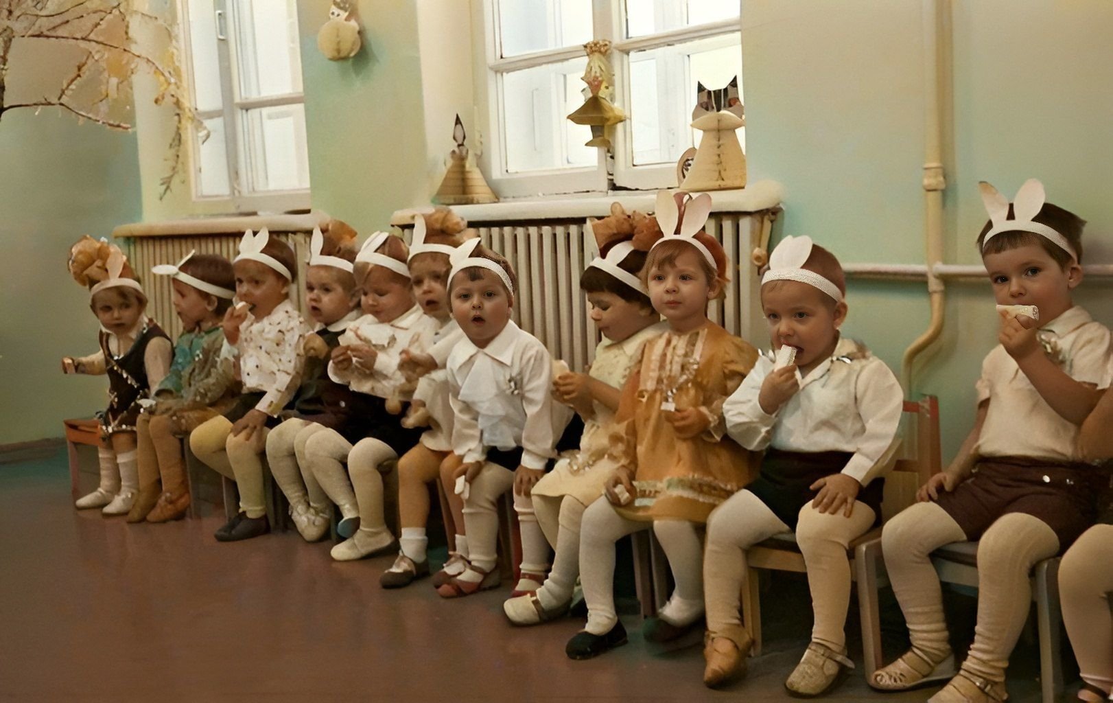 Советские дети в детском саду