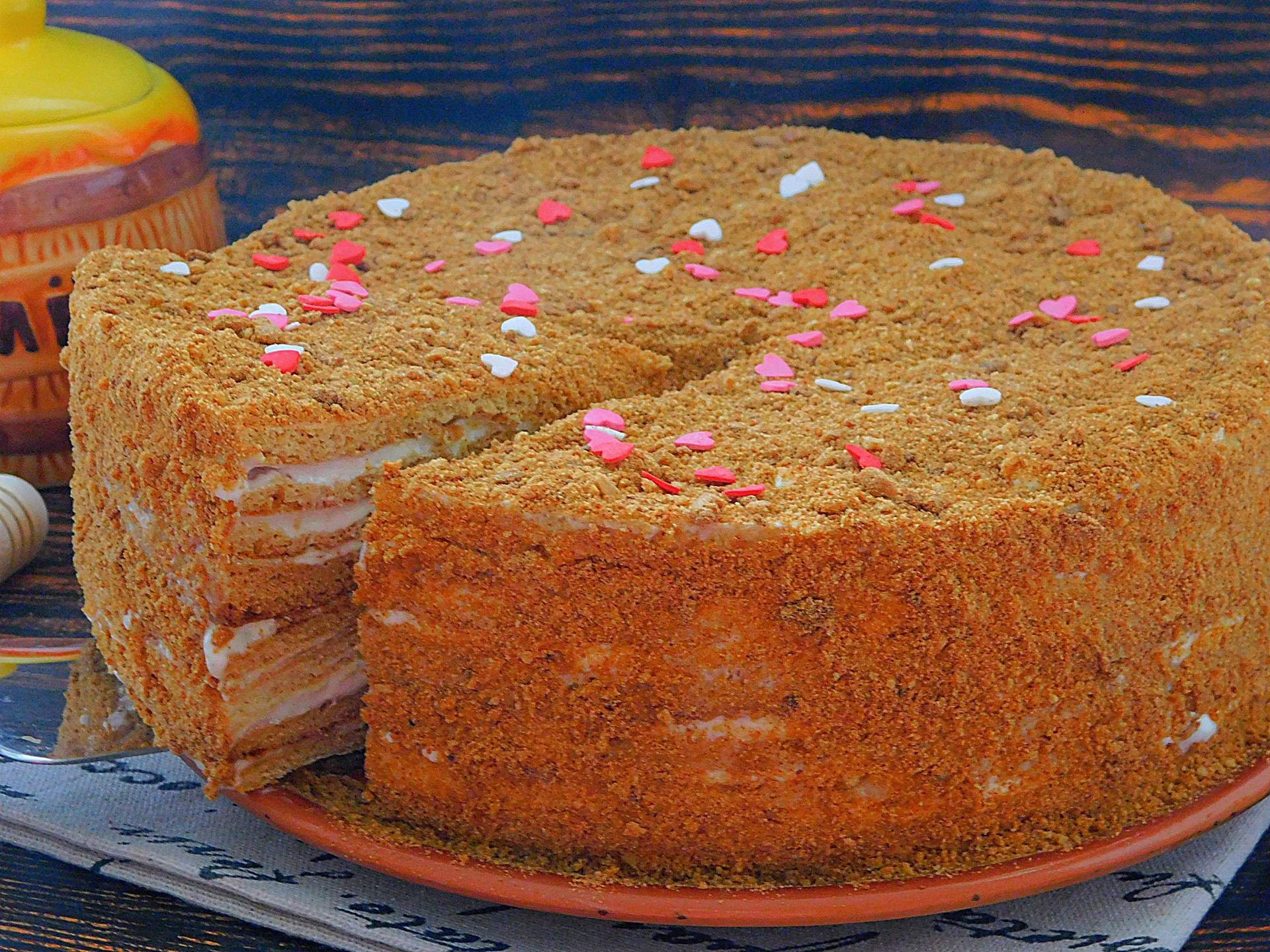 Торт медовый рецепт в домашних условиях пошаговый рецепт с фото