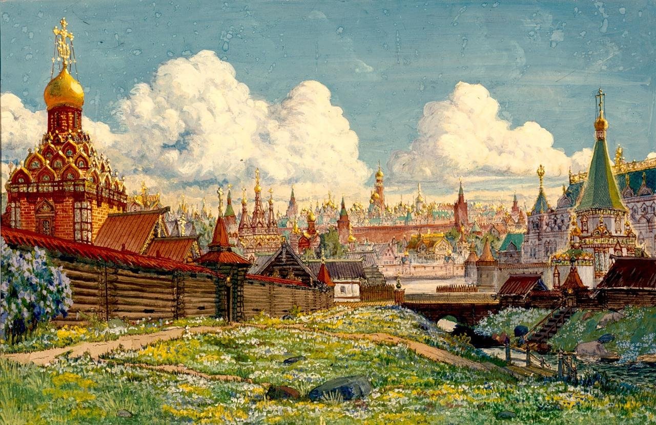 Васнецов картины о москве