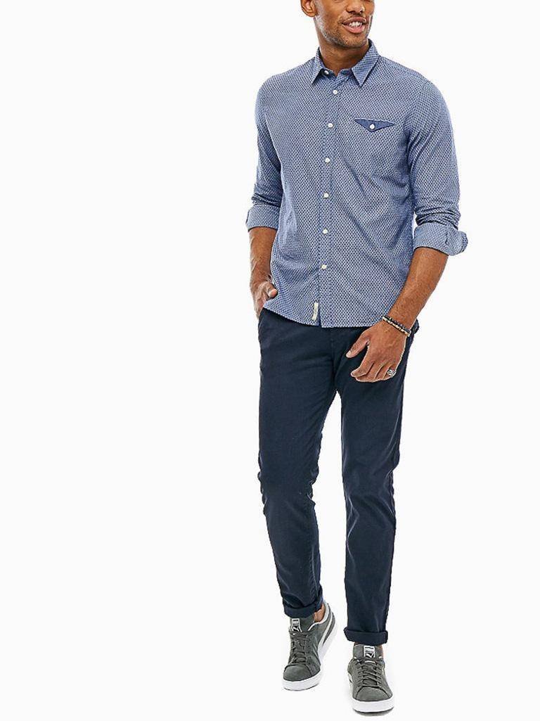 Рубашка мужская под джинсы фото