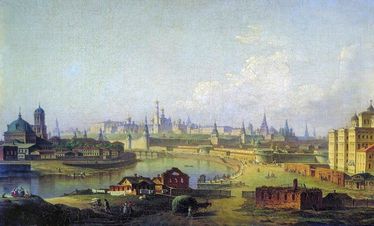 Вид Московского Кремля 1818 м.н.Воробьева