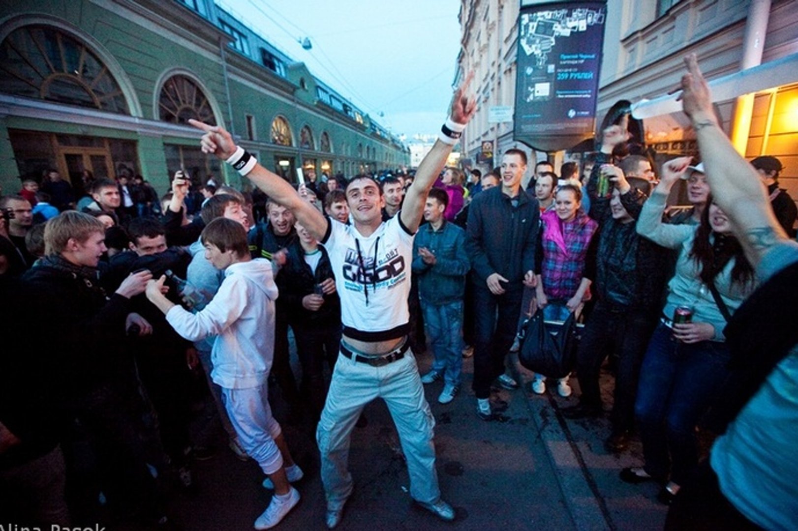 в питерских клубах