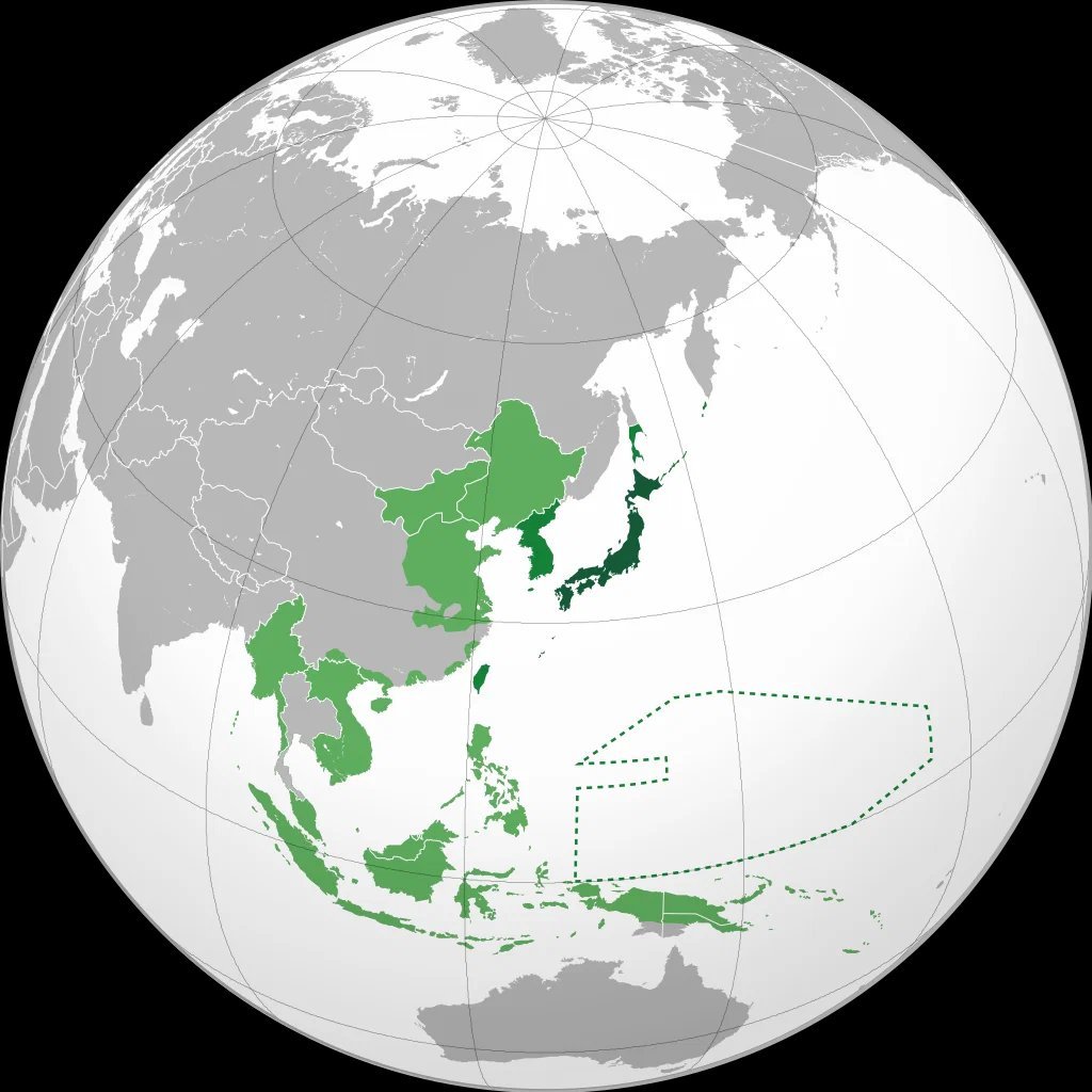 The great East Asian Sphere of co-flowering
