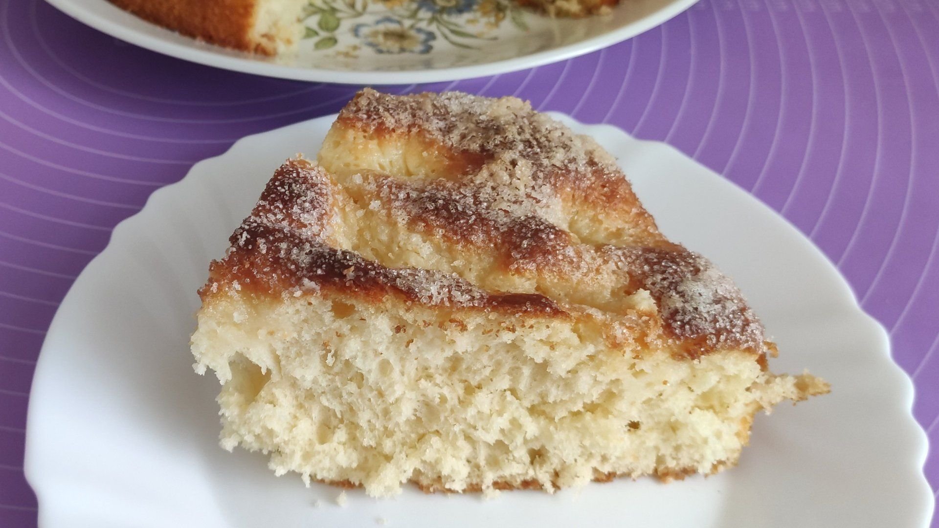 Французский сахарный пирог. Сахарный пирог. Пряженые пироги с сахаром. Французский сахарный пирог кулинарим с Таней.