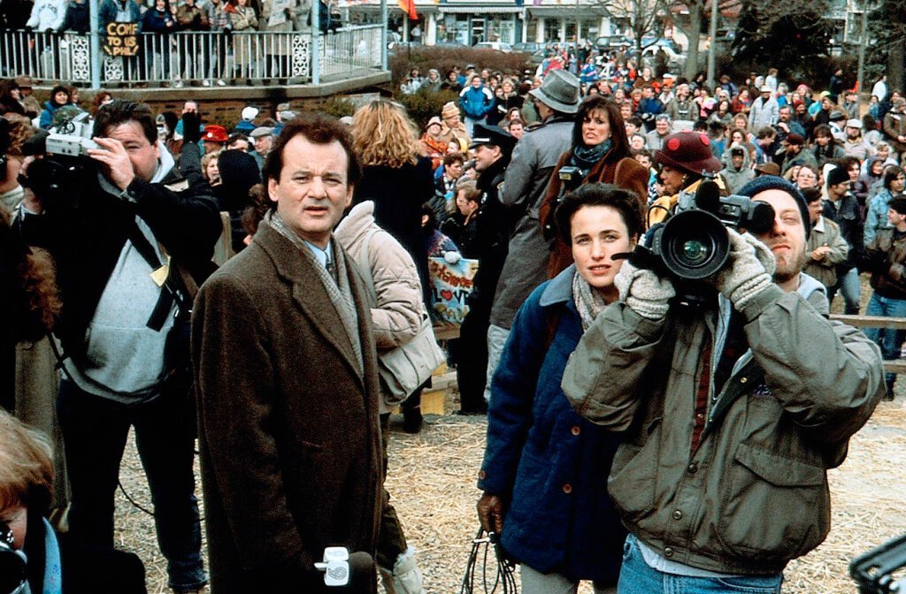 День сурка в каких фильмах. Groundhog Day 1993. День сурка / Groundhog Day (1993). Билл Мюррей день сурка(1993). Билл Мюррэй («день сурка»).