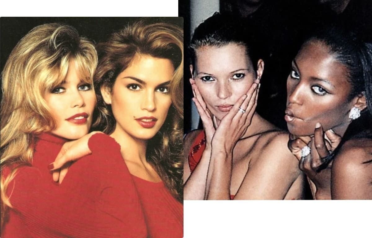 шестерка супермоделей 90 х