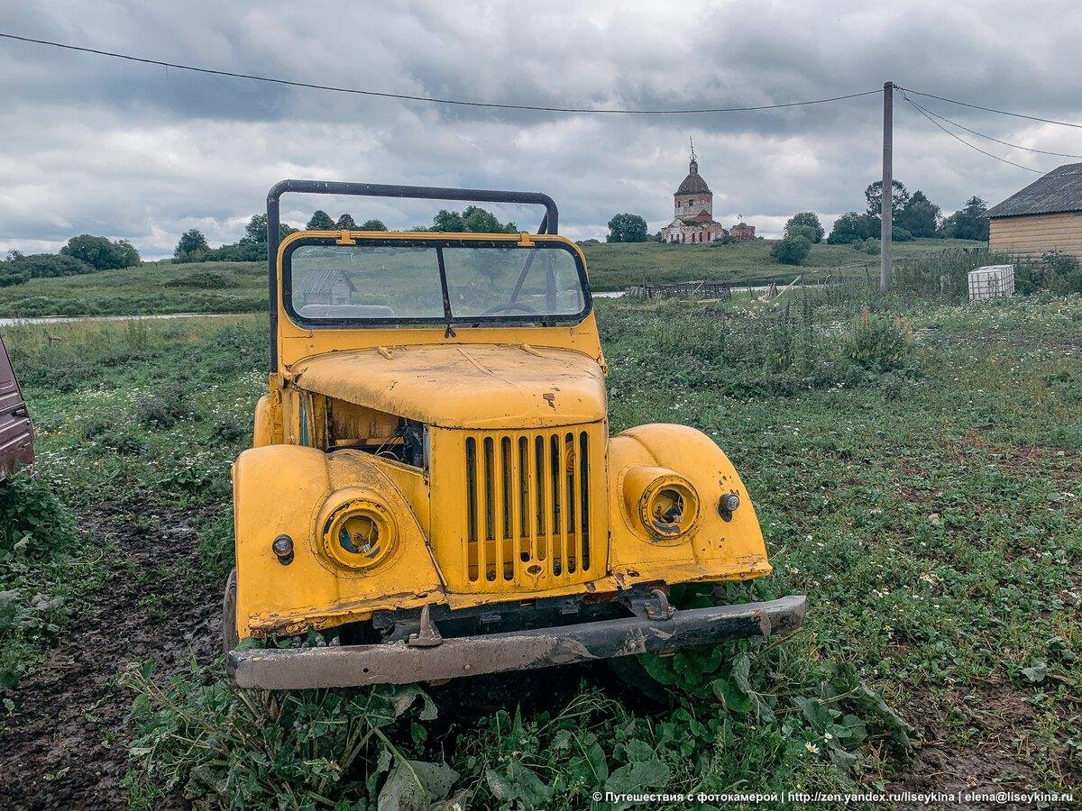 Село Самарово, заброшенная церковь Иакима и Анны и грибы -