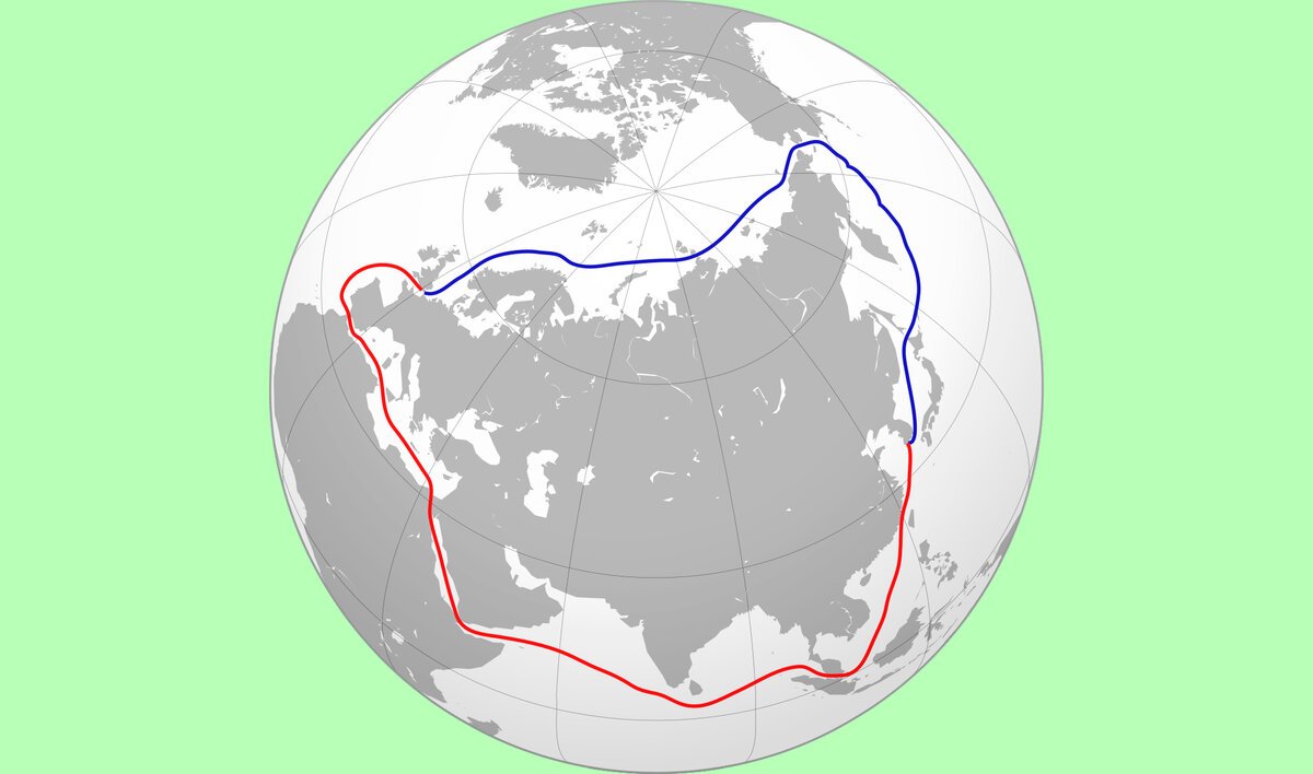 Что такое северный морской путь. Северный морской путь и Суэцкий канал. Морской путь через Суэцкий канал. Северный морской путь и путь через Суэцкий канал на карте. Сравнение Северного морского пути и Суэцкого канала на карте.