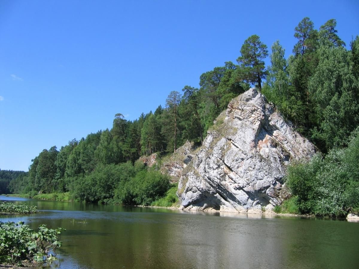 Георгиевский камень река Чусовая