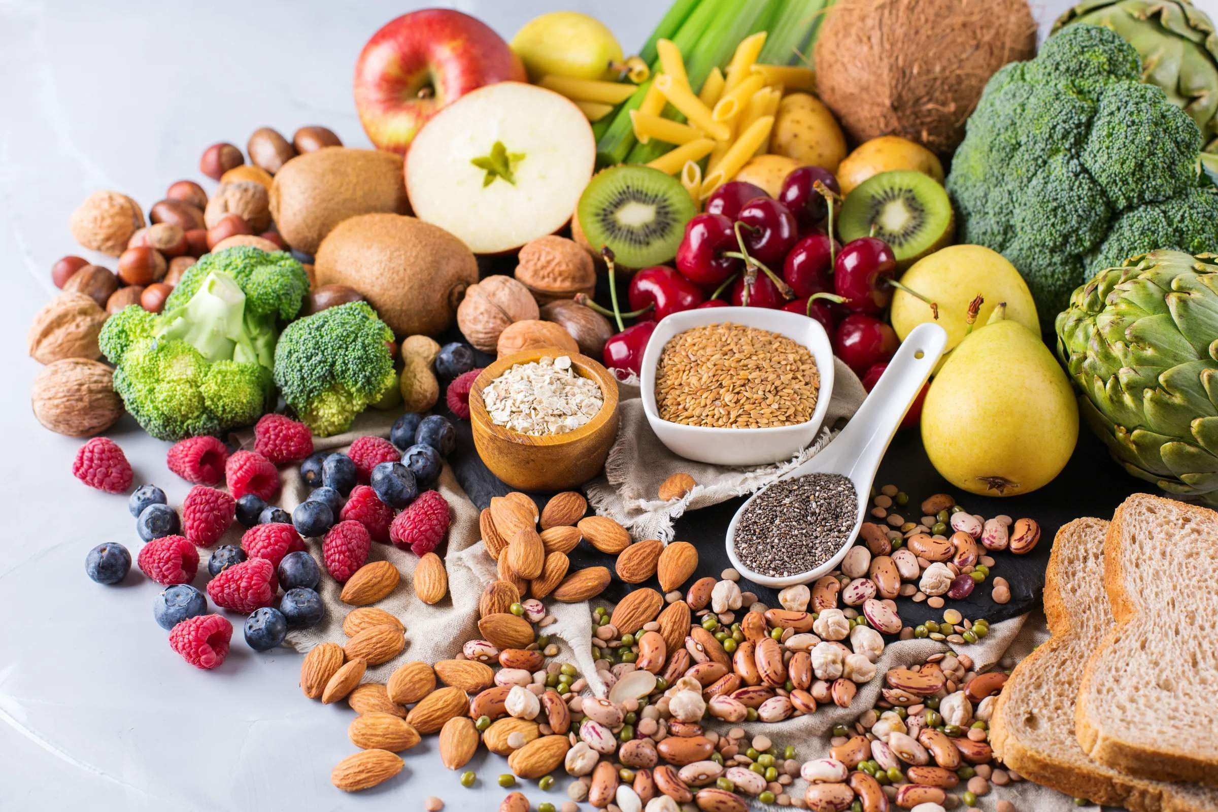 Картинка клетчатка в продуктах
