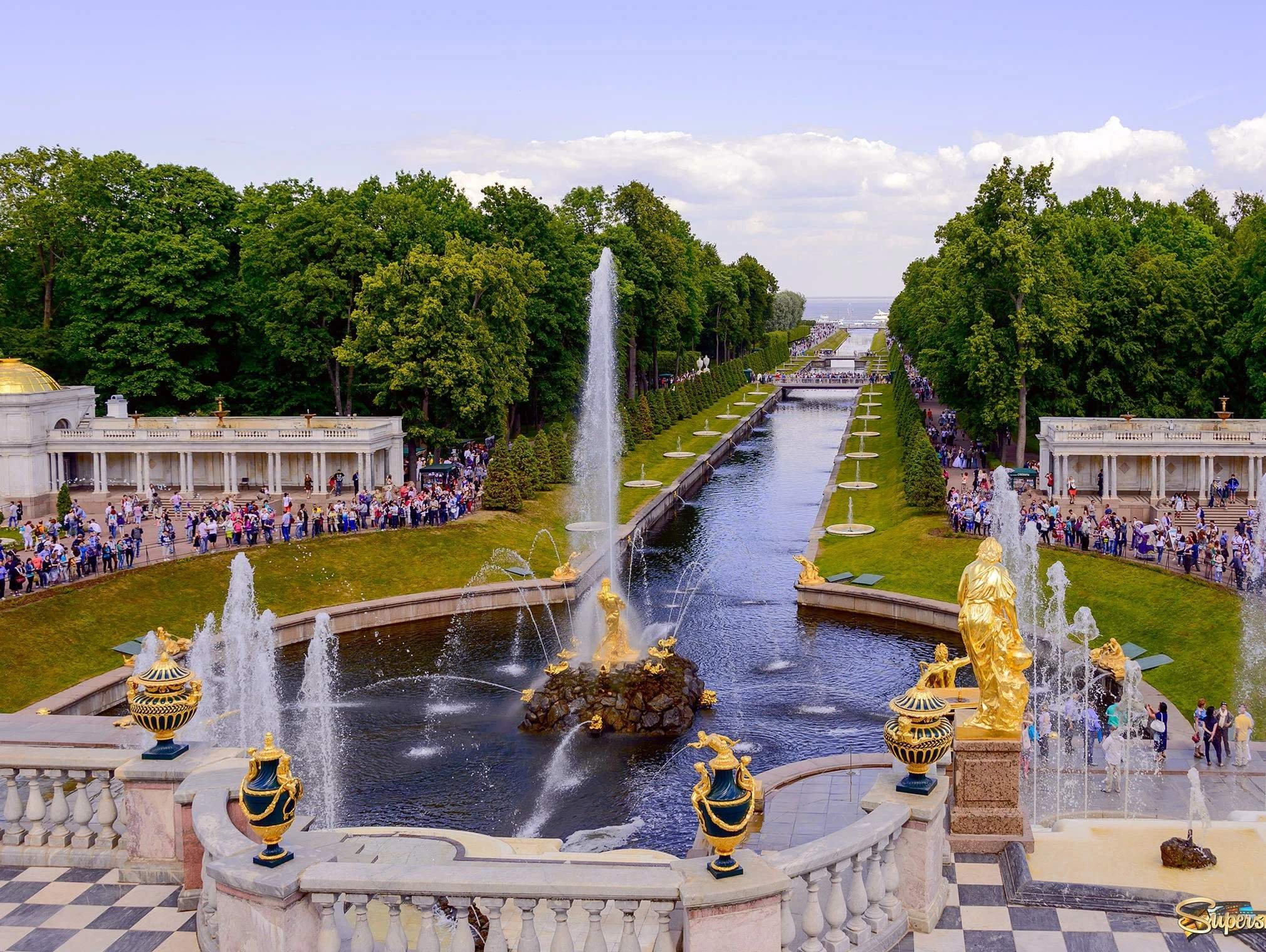 Фото петергофа в санкт петербурге