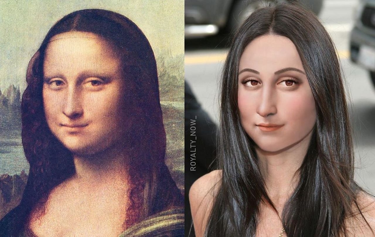 Мона Лиза нейросети