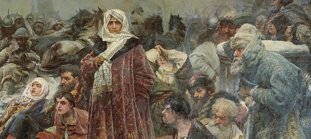 Картина отправка марфы борецкой и новгородского вечевого колокола в москву