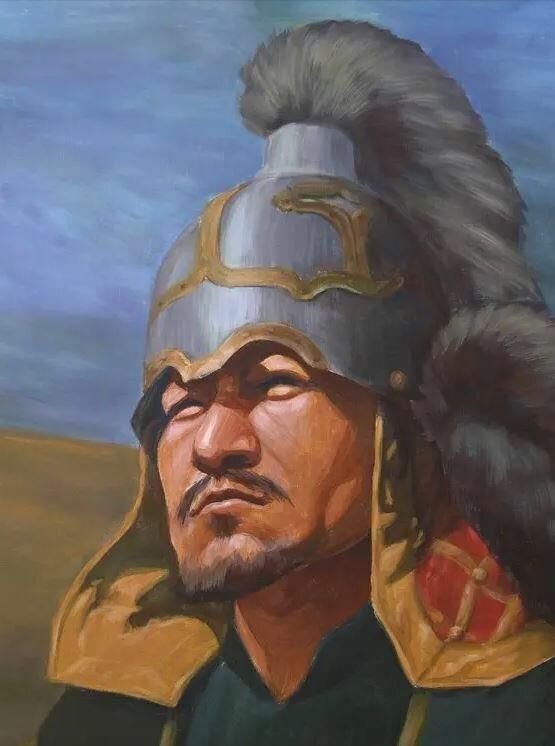 Великие ханы монголии. Чингис Хан портрет.