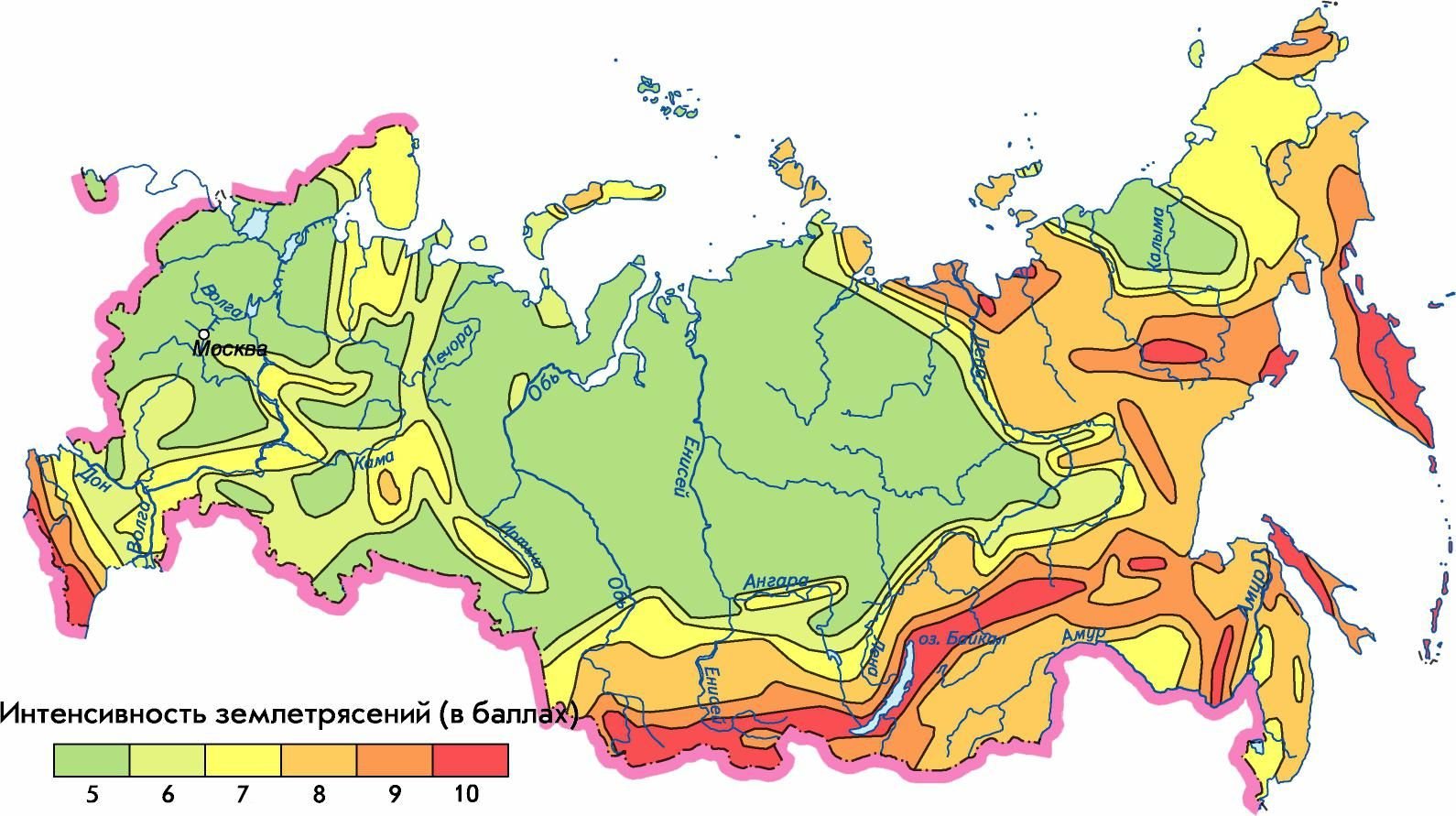 Карта сейсмической активности в турции