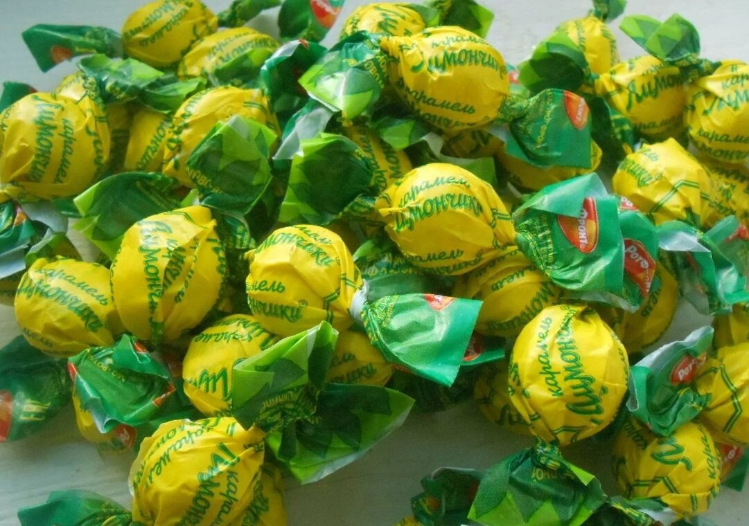 Лимончики конфеты фото