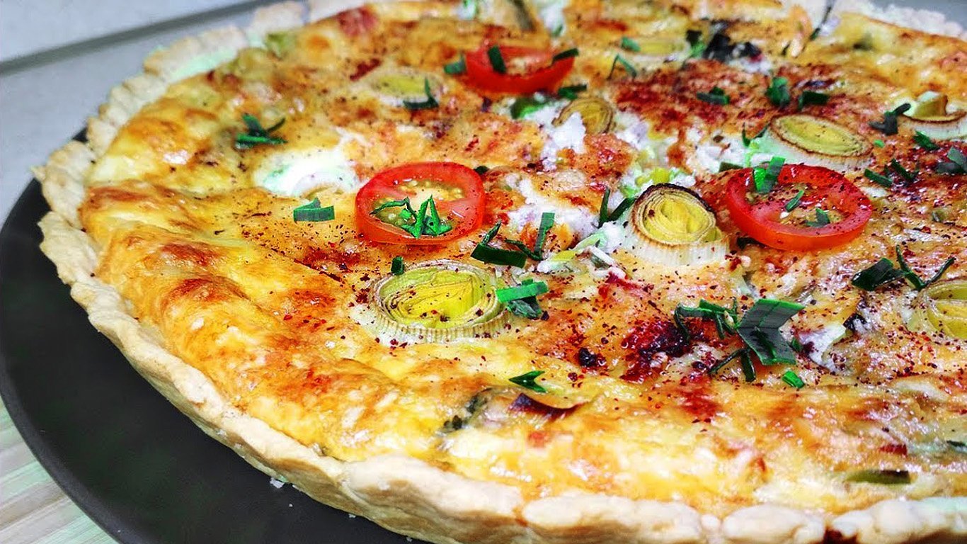 КИШ Лорен классический с луком пореем