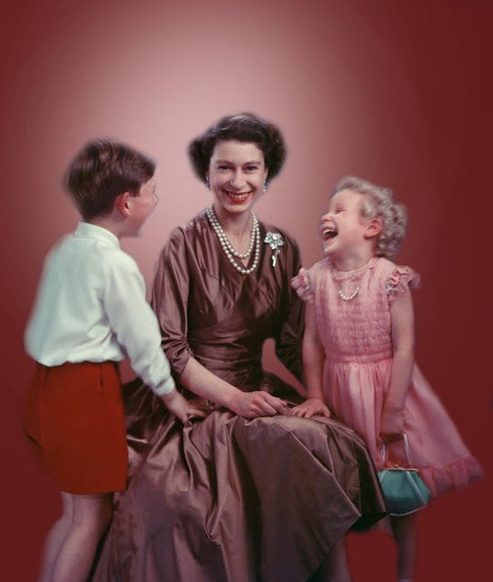 Подруга королева. Принцесса Анна в детстве. Королева и ее дочь.