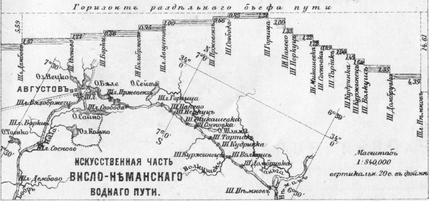 Августовский канал карта беларуси