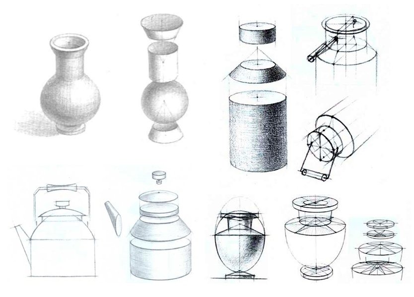 Как нарисовать предметы