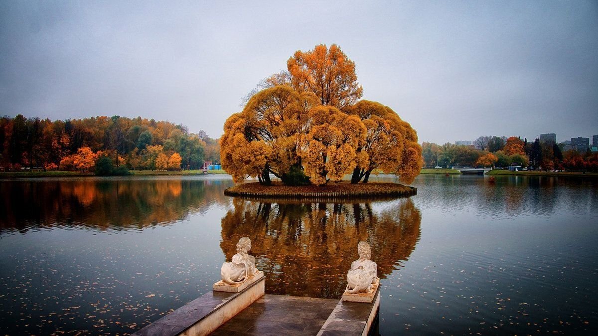 золотая осень в парках