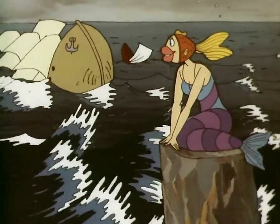 Мультик в море тонут корабли