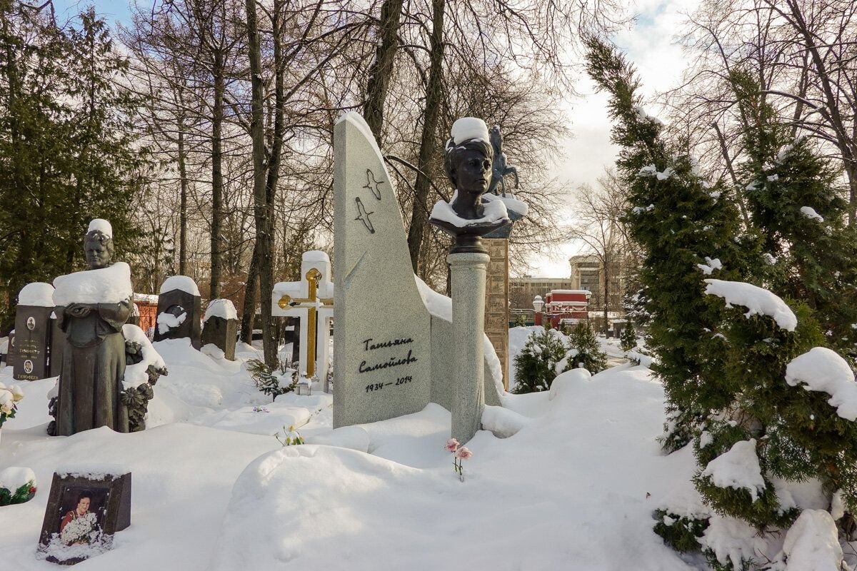 Могила татьяны самойловой фото сегодня