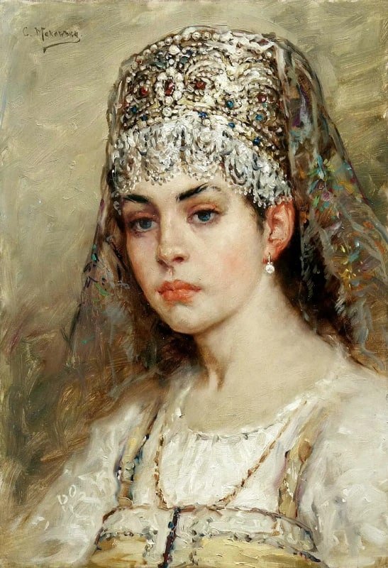 Васнецов боярышня картина