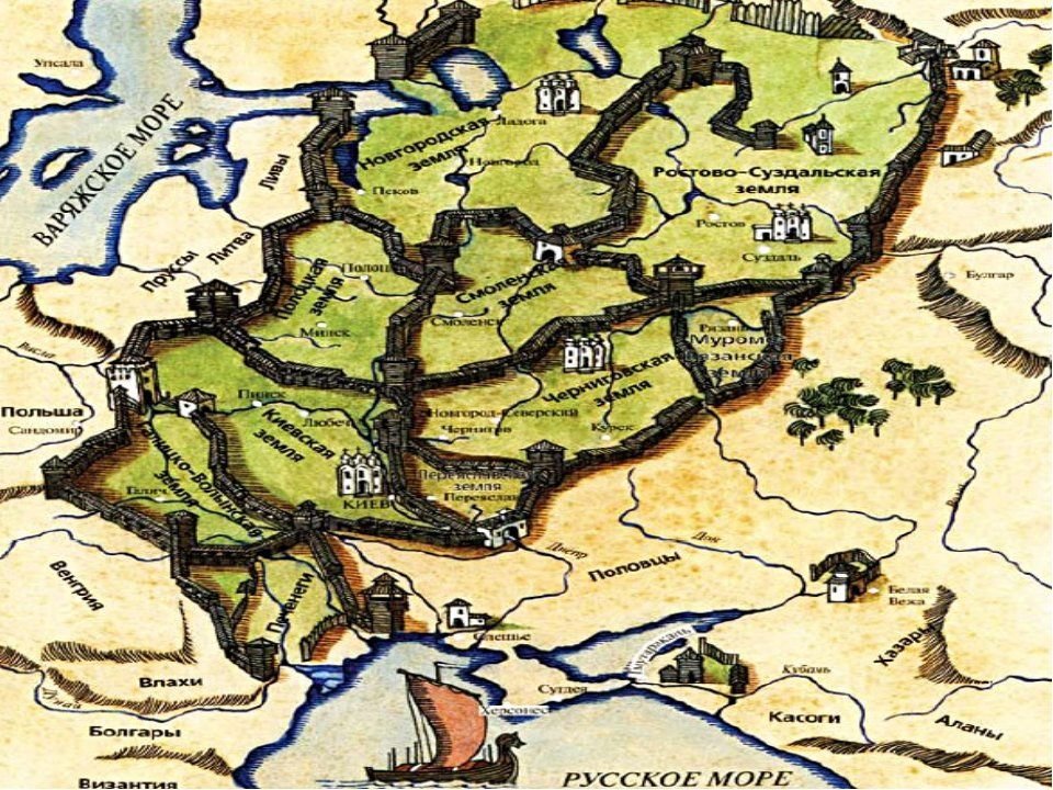 Торговая карта древней руси - 80 фото
