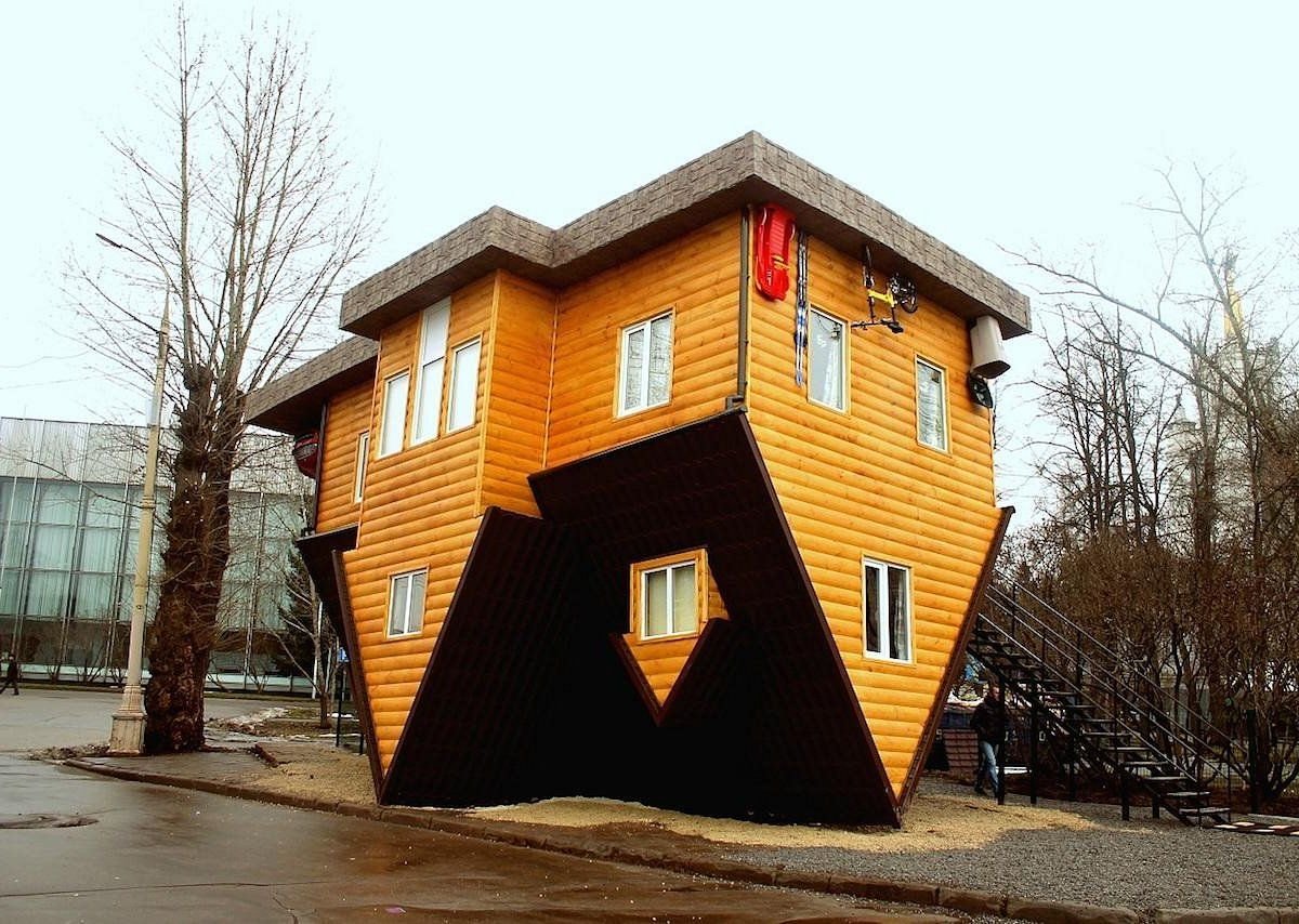 Необычные дома в москве фото