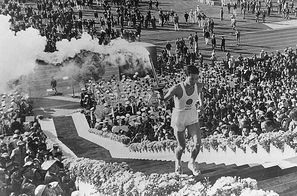 Первый ои. Олимпийские игры в Токио 1964. Летние Олимпийские игры 1964 года в Токио. Олимпийский огонь 1936. Открылись XVIII летние Олимпийские игры в Токио (Япония).