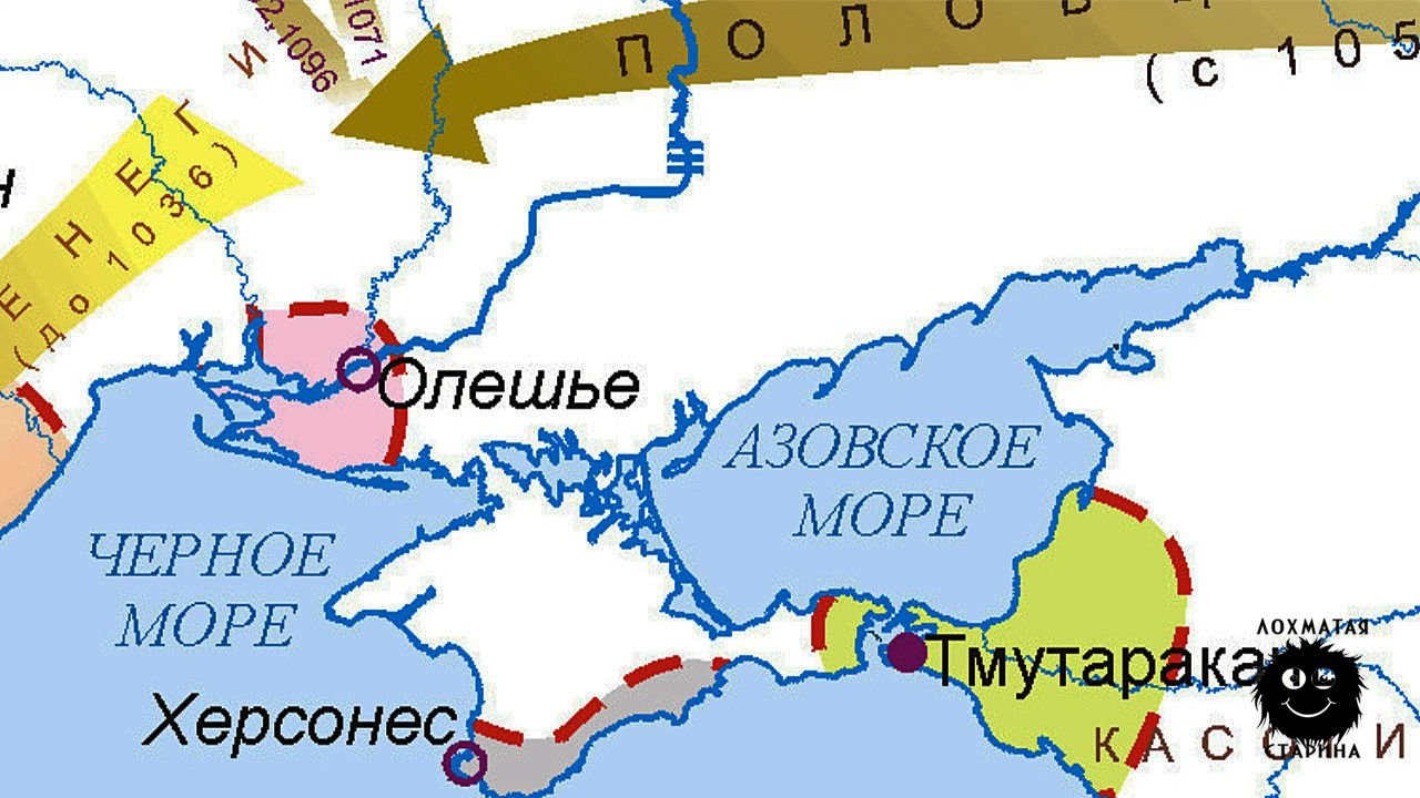 Тмутаракань карта древней руси